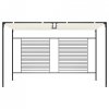 Altana ogrodowa ze zwijanym dachem, 3x4x2,3m, kremowa, 180 g/m²
