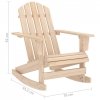 Ogrodowy fotel bujany Adirondack, lite drewno jodłowe