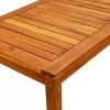 Ogrodowy stolik kawowy, 90x50x36 cm, lite drewno akacjowe