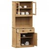 Kredens VIGO, 78x40x175 cm, lite drewno sosnowe