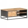 Stolik kawowy, 90x50x35, lite drewno akacjowe