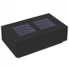 Stolik kawowy z LED Infinity, czarny, 116x69x40 cm