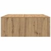 Stolik kawowy z szufladami Artisan Oak 100x100x40 cm