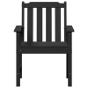 Krzesła do jadalni  6 szt Czarne 65,5x55,5x88 cm HDPE, Krzesła do jadalni  2 szt Czarne HDPE