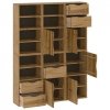 Szafki boczne 6 szt. ODDA 40x24x79 cm Drewno lite Sosna