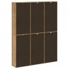 Szafki boczne 6 szt. ODDA 40x24x79 cm Drewno lite Sosna