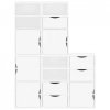 Szafki boczne 5 szt. ODDA 40x24x79 cm lite drewno sosnowe