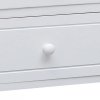 Szafka pod TV, biała,108x30x40 cm, drewno paulownia