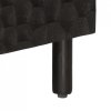 Szafka pod telewizor, czarna, 105x33x46 cm, lite drewno mango