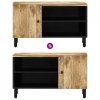 Szafka pod telewizor, 80x31x46 cm, lite drewno mango