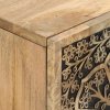 Szafka pod telewizor, 105x33x46 cm, lite drewno mango