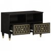 Szafka pod telewizor, 70x33x46 cm, lite drewno mango