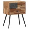 Szafka nocna, 47x31,5x60 cm, lite drewno tekowe