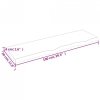 Półka, 100x30x(2-4) cm, surowe lite drewno dębowe