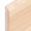 Półka, 100x40x(2-4) cm, surowe lite drewno dębowe