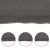 Półka, ciemnobrązowa, 60x30x(2-4) cm, wykończone drewno dębowe