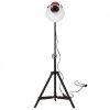 Lampa stojąca, 25 W, postarzany czerwony, 35x35x65/95 cm, E27