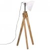 Lampa stojąca, 25 W, biała, 45x45x120 cm, E27