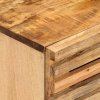 Szafka nocna, 40x34x46 cm, lite surowe drewno mango