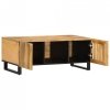 Stolik kawowy, 100x55x40 cm, lite surowe drewno mango