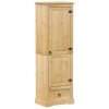 Szafa Corona, 55x38x170 cm, lite drewno sosnowe