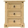 Szafka nocna Corona, 53x39x66 cm, lite drewno sosnowe