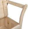 Ławka ogrodowa  119x76x44 cm z litego drewna sosnowego