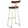 Hokery barowe 2 szt. 49x43x103 cm Drewno lite Mango