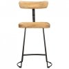 Hokery barowe 2 szt. 49x43x79 cm Drewno lite Mango