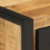 Szafka nocna, 35x34x45 cm, surowe drewno mango