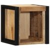 Szafka nocna 40x35x40 cm lite drewno surowe mango