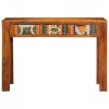 Stolik konsolowy, 110x35x75 cm, lite drewno akacjowe