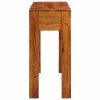 Stolik konsolowy, 110x35x75 cm, lite drewno akacjowe