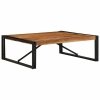 Stolik kawowy 100x100x35 cm lite drewno akacjowe