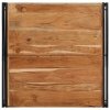 Stolik kawowy 100x100x35 cm lite drewno akacjowe