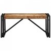 Stolik kawowy 80x40x35 cm lite drewno surowe mango