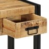Szafki nocne 2 szt. 40x35x50 cm Drewno lite surowe Mango