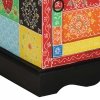 Szafka nocna 2 szt. Wielokolorowa 40x35x45 cm Drewno lite Mango