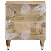 Szafka nocna, 40x33,5x46 cm, lite drewno mango