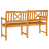 Ławka ogrodowa 150x56x90 cm z solidnego drewna akacjowego