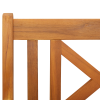 Ławka Ogrodowa 220x56x90 cm Solidne Drewno Akacjowe