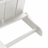 Białe składane krzesło Adirondack 74,5x80,5x90 cm HDPE
