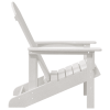 Krzesło Adirondack  Białe 74x82x91 cm HDPE