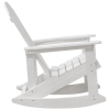 Fotel bujany Adirondack Biały 73.5x92x90 cm HDPE