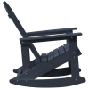 Krzesło Bujane Adirondack Granatowe 73.5x92x90 cm HDPE