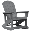 Fotel bujany Adirondack Jasnoszary 73.5x92x90 cm HDPE