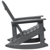 Fotel bujany Adirondack Jasnoszary 73.5x92x90 cm HDPE