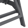 Leżak Słoneczny Jasnoszary 53x162x98.5 cm HDPE