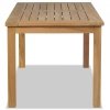Stolik kawowy z drewna tekowego, 90x50x45 cm