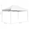 Profesjonalny, składany namiot imprezowy, aluminiowy, 4,5 x 3 m